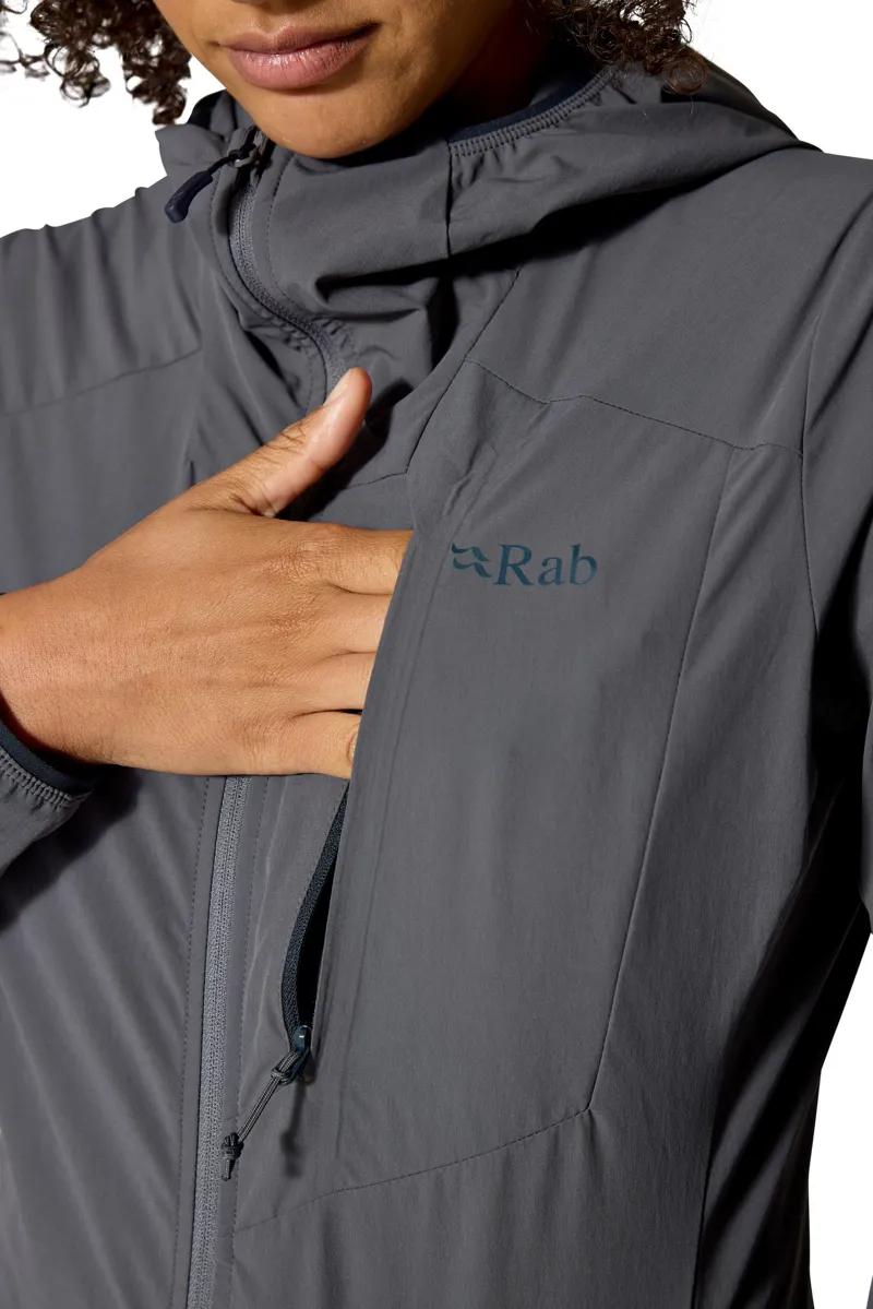 Rab Womens Borealis Alpine Hoody - Graphene-4