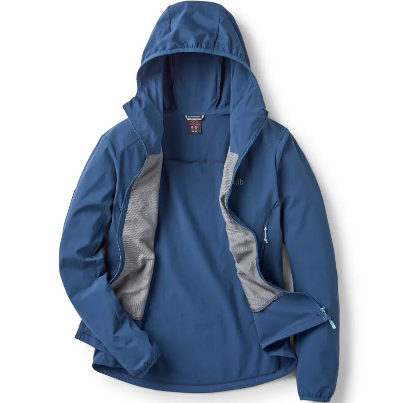 Rab Womens Borealis Hoody - Tempest Blue-1