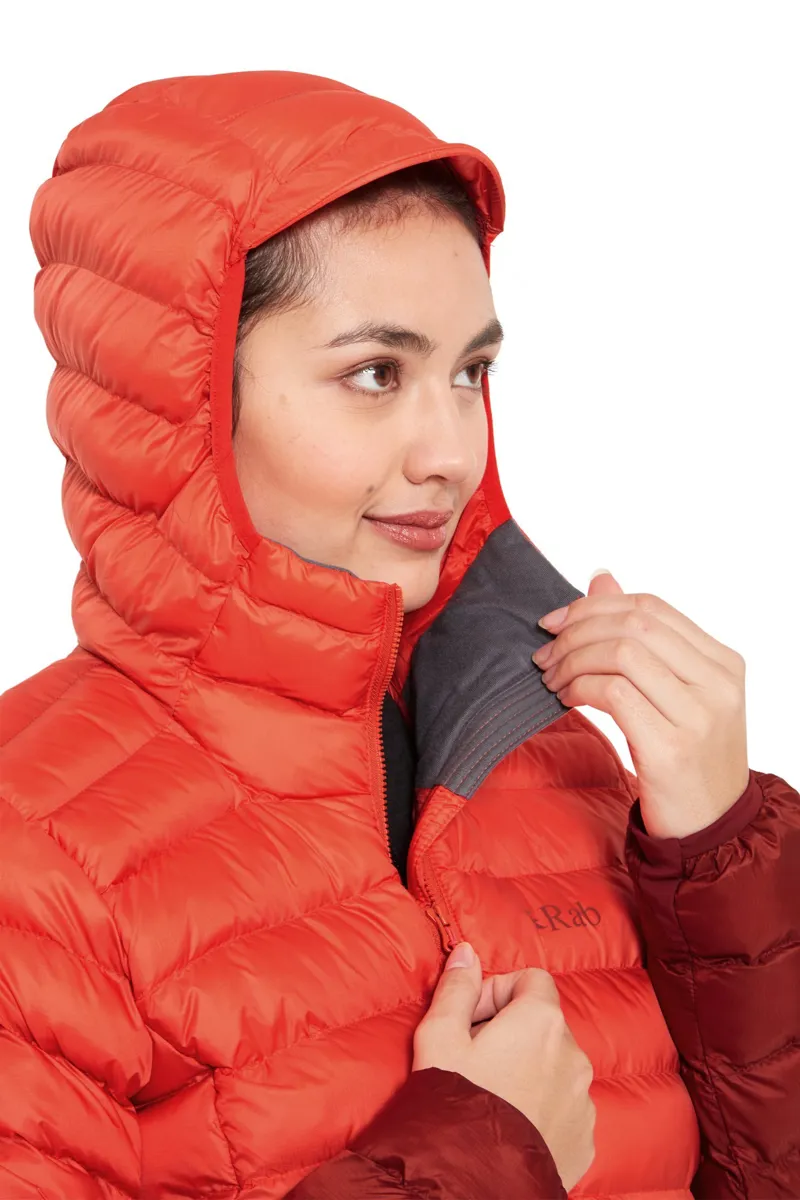 Rab Womens Cirrus Alpine Jacket - Red Grapefruit-Tuscan Red-5