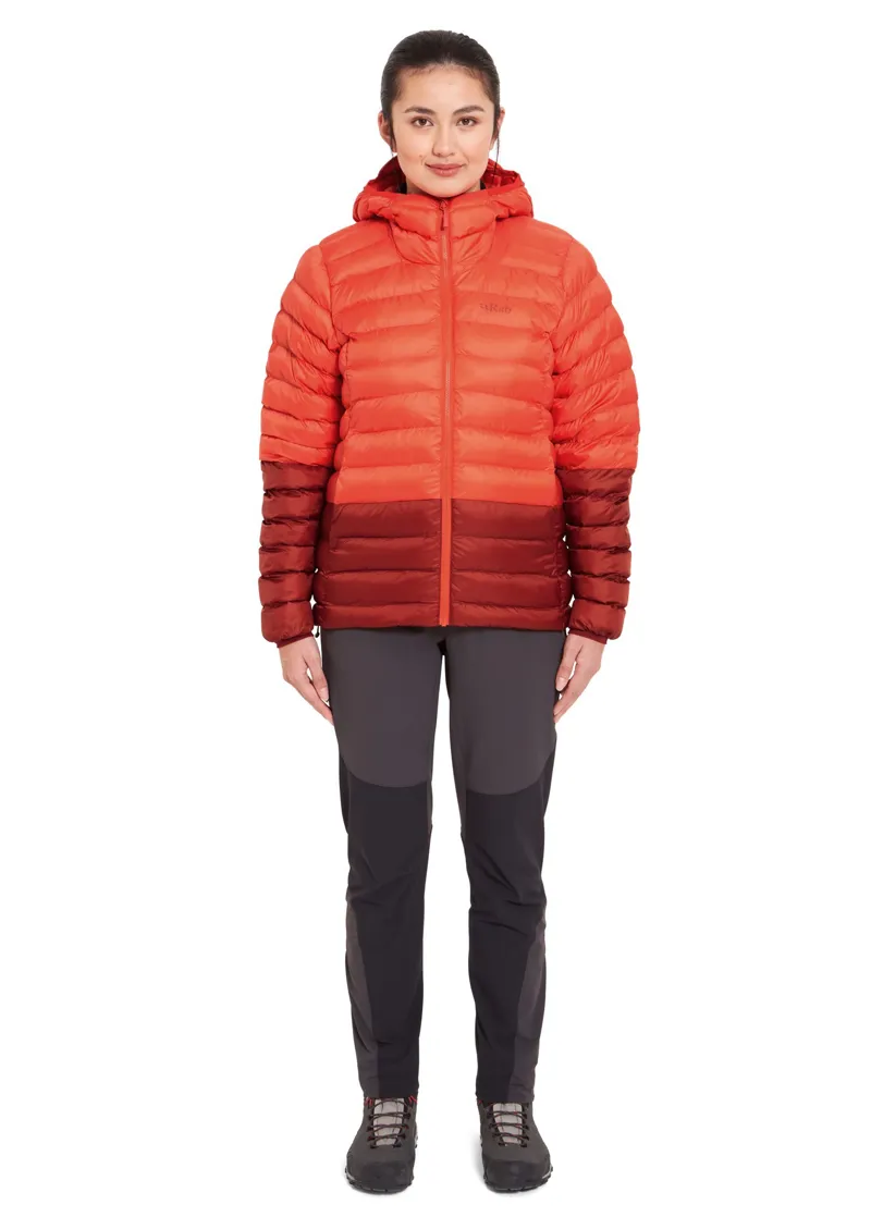 Rab Womens Cirrus Alpine Jacket - Red Grapefruit-Tuscan Red-4