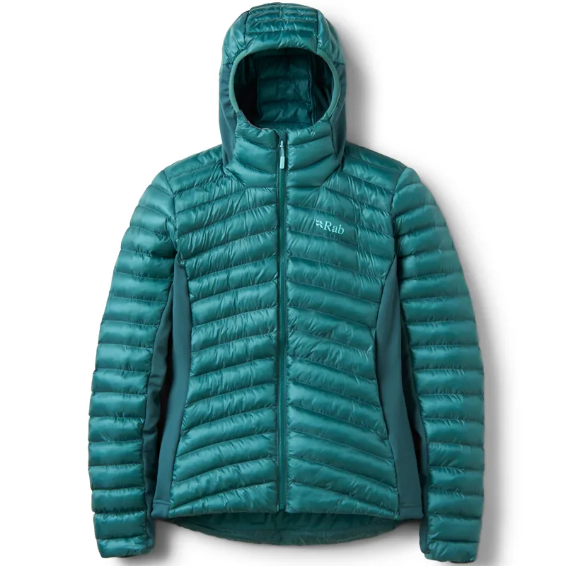 Rab Womens Cirrus Flex Hoody - Eucalyptus-Green Slate