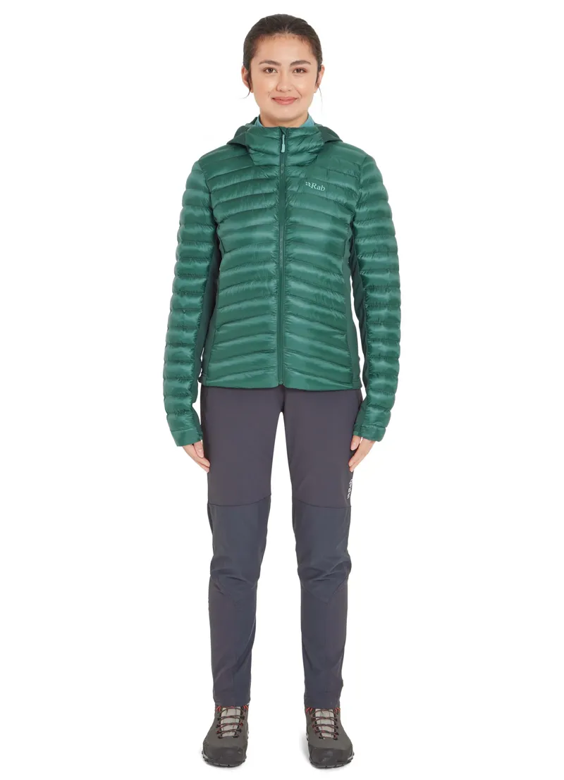 Rab Womens Cirrus Flex Hoody - Eucalyptus-Green Slate-4