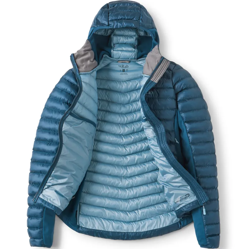 Rab Womens Cirrus Flex Hoody - Tempest Blue-1