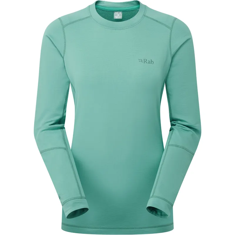 Rab Womens Conduit Crew - Glacier Blue