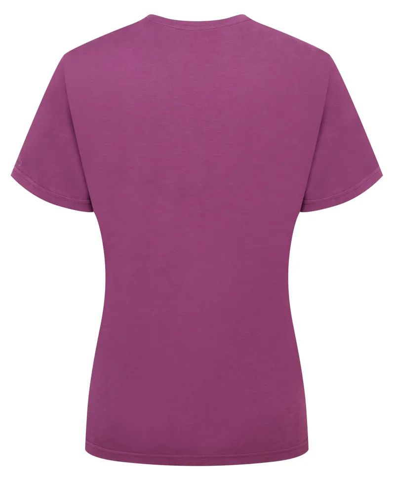 Rab Womens Crimp Logo Tee - Plum-1