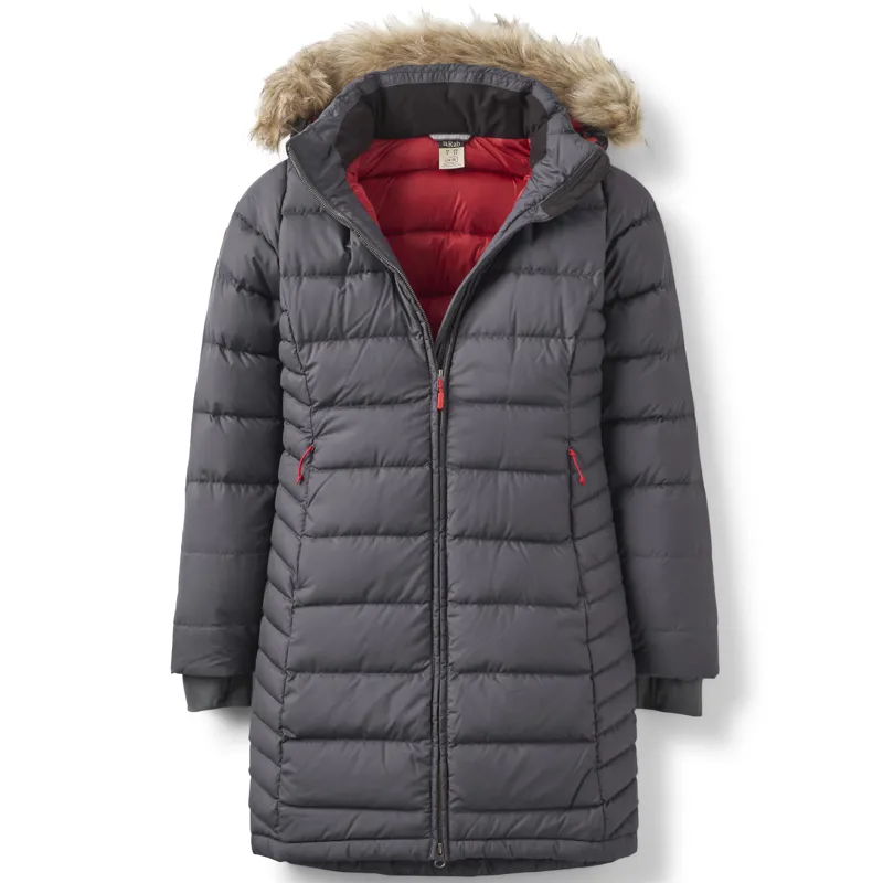 Rab Womens Deep Cover Parka - Graphene