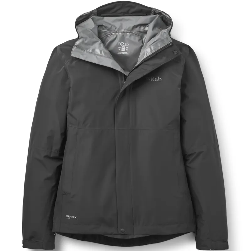 Rab Womens Downpour Jacket - Black