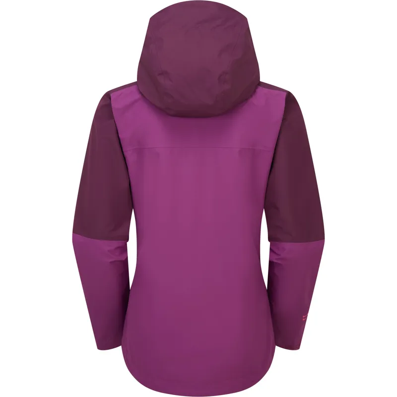 Rab Womens Downpour Jacket - Mulberry-Plum-1