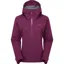 Rab Womens Downpour Light Jacket - Mulberry