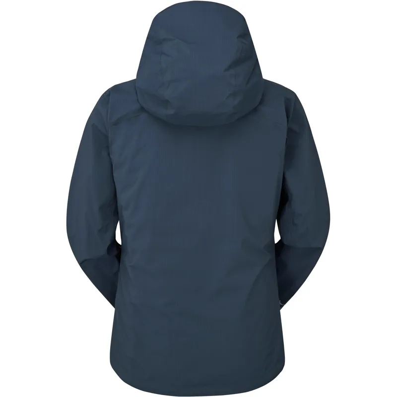Rab Womens Downpour Light Jacket - Tempest Blue-1