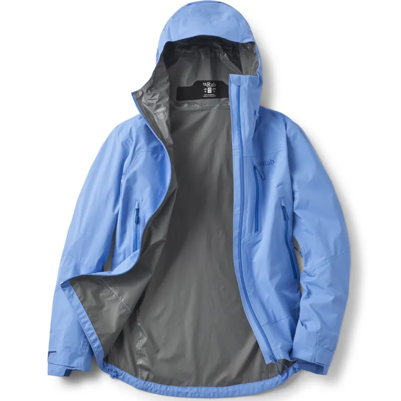 Rab Womens Downpour Mountain Jacket - Bluebird-1