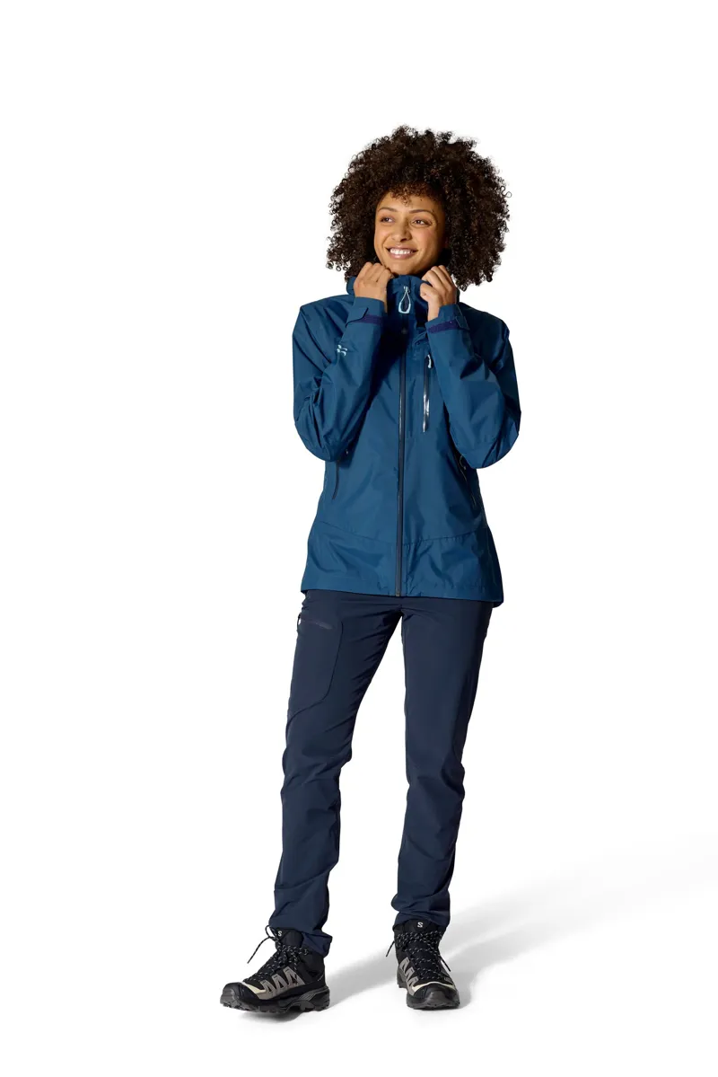 Rab Womens Downpour Mountain Jacket - Mulberry-2