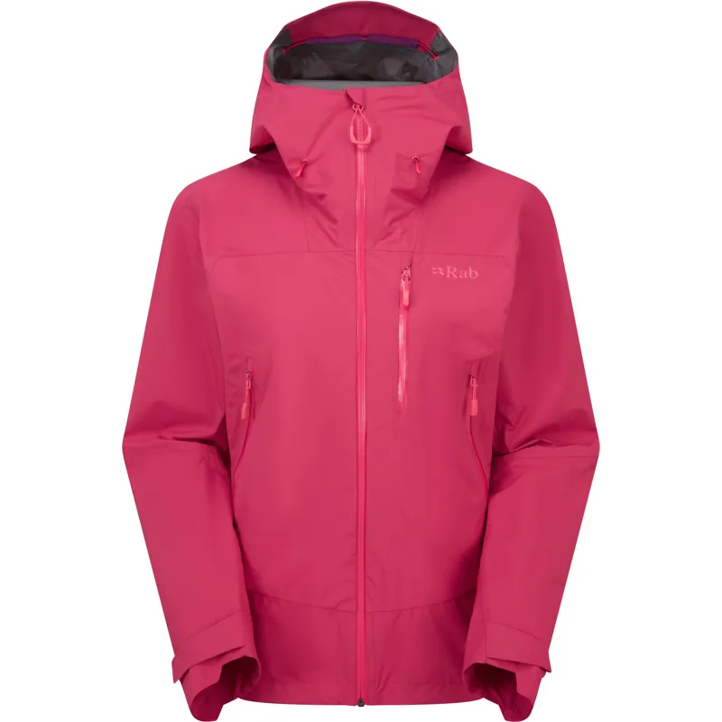 Rab Womens Downpour Mountain Jacket - Watermelon