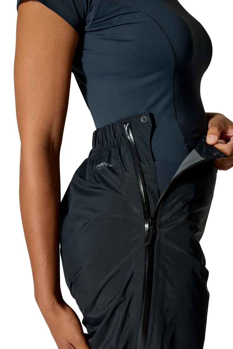 Rab Womens Downpour Mountain Overtrousers  - Black-6