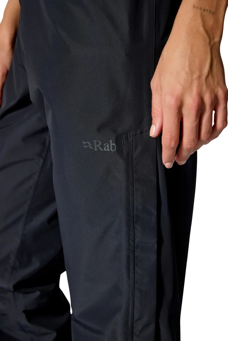 Rab Womens Downpour Overtrousers  - Black-6