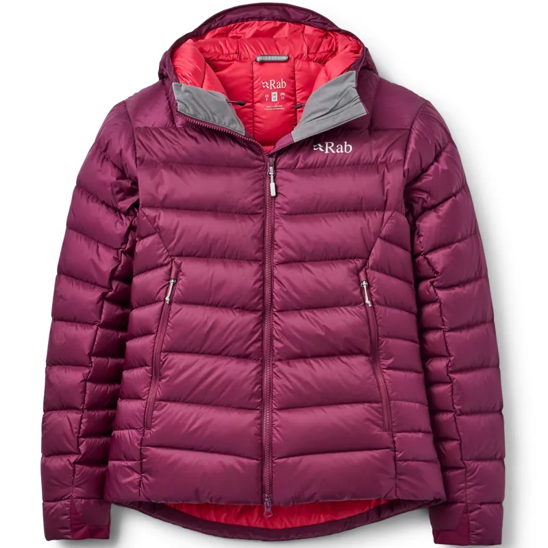 Rab Womens Electron Pro Hoody - Mulberry