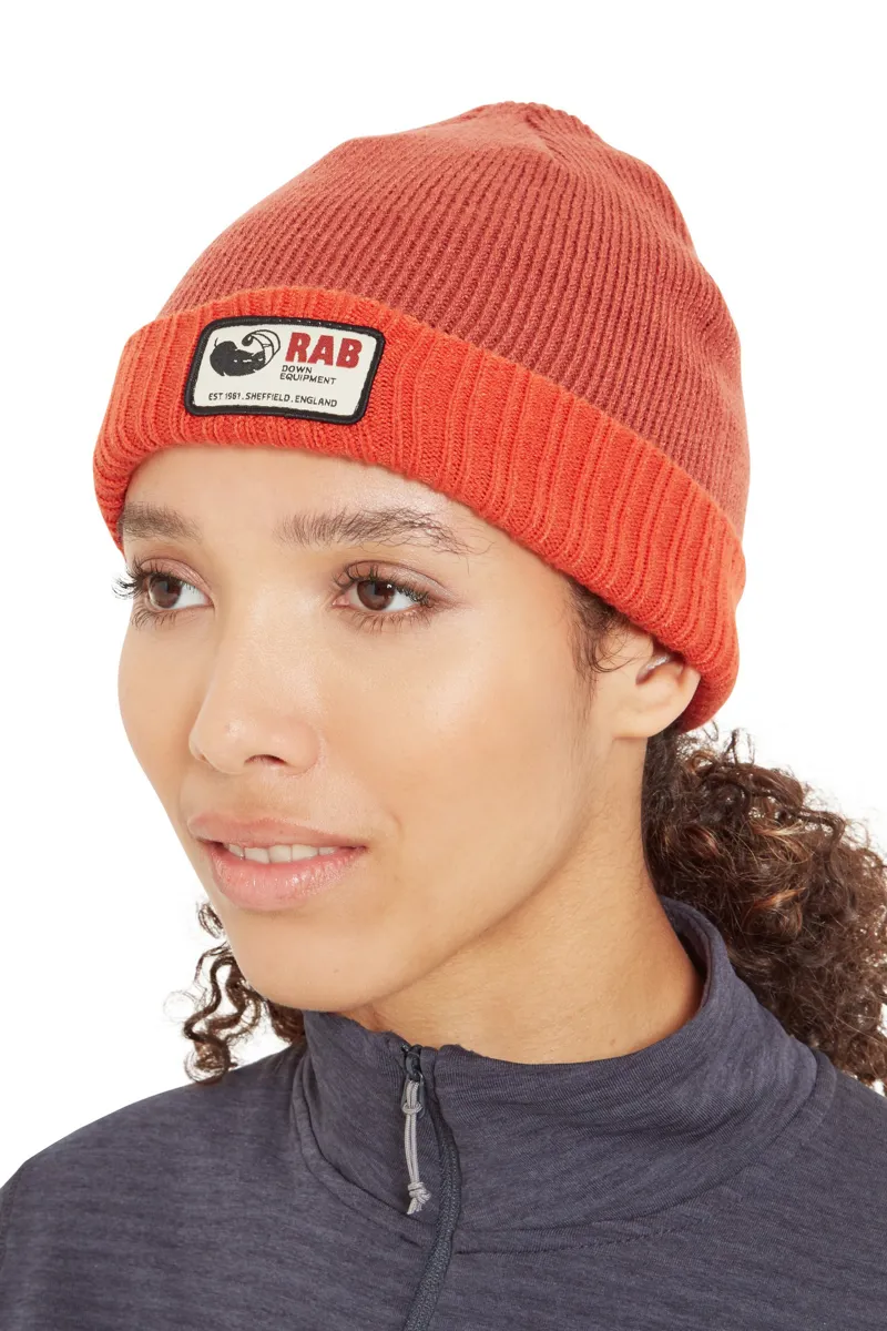 Rab Essential Beanie - Tuscan Red-Red Grapefruit-2