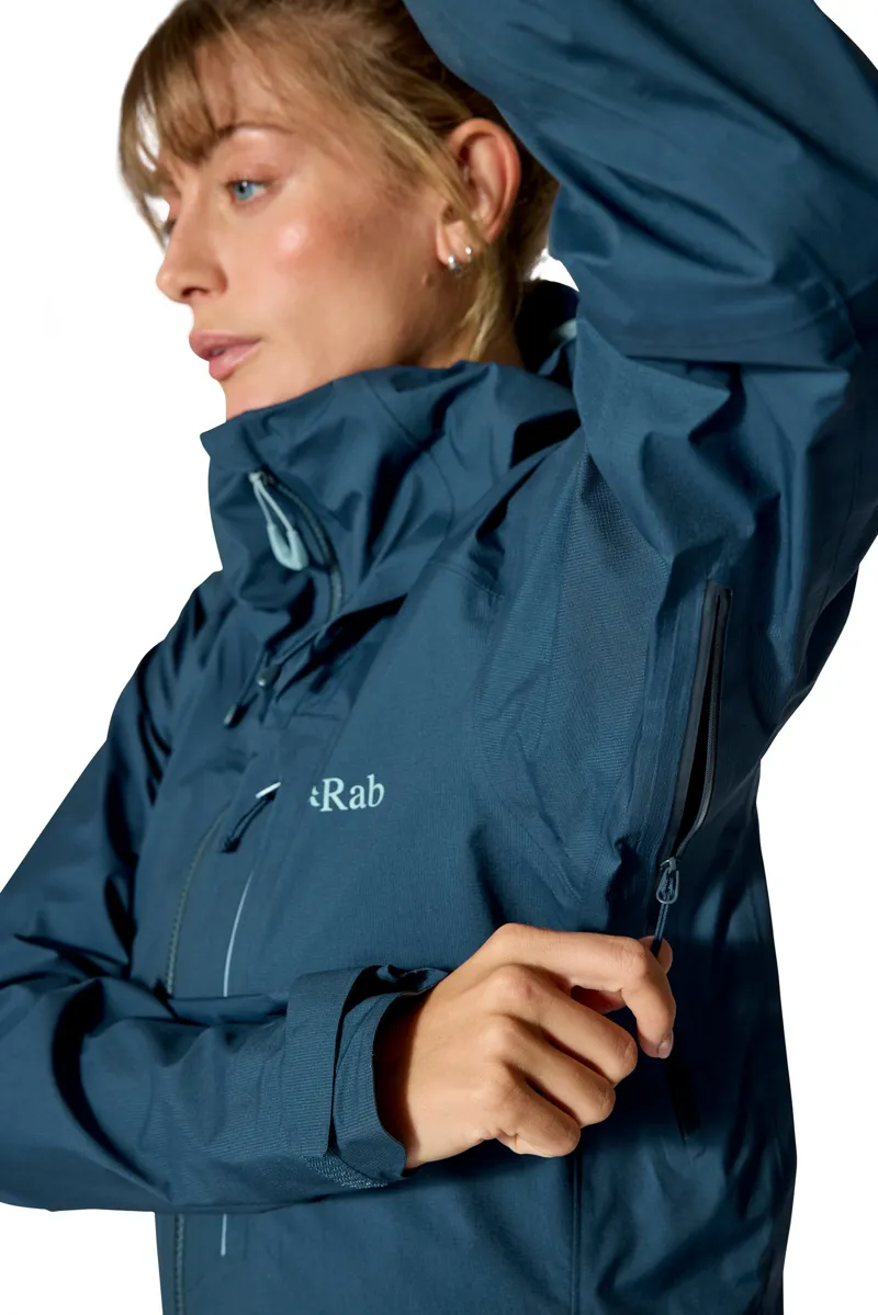 Rab Womens Firewall Alpine Jacket - Tempest Blue-7