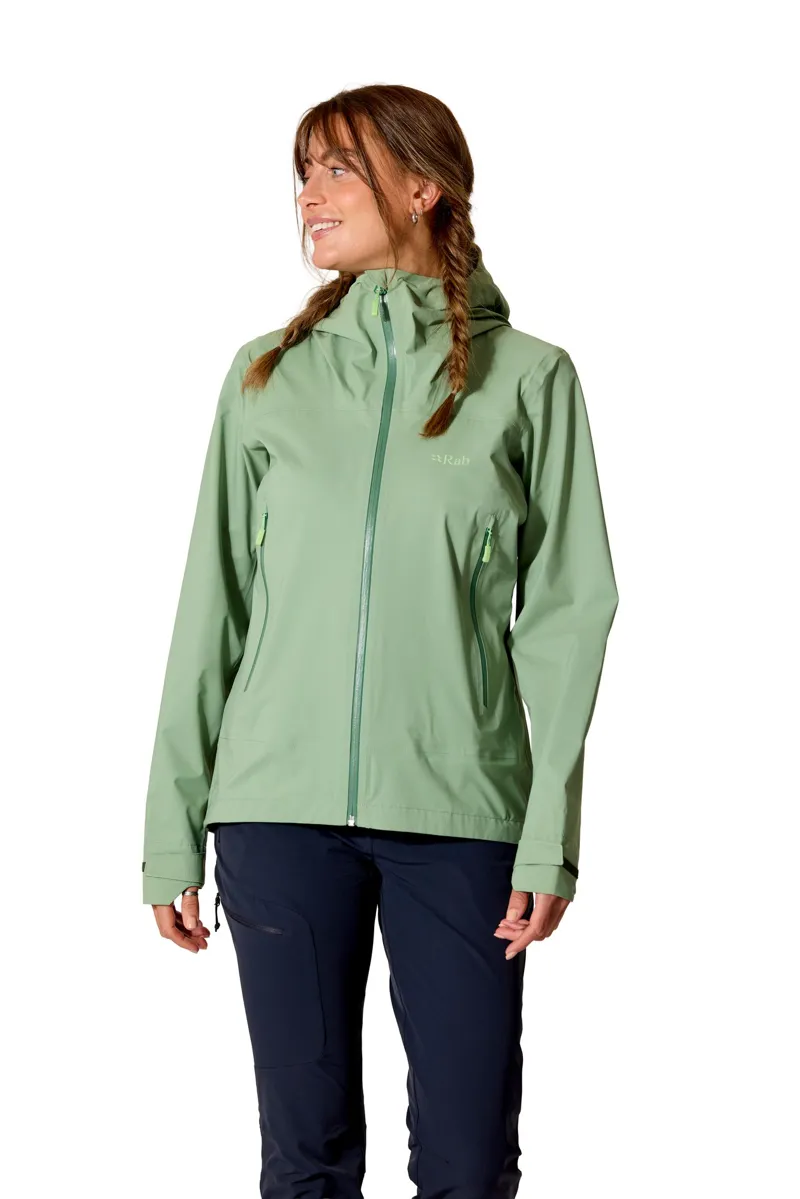 Rab Womens Firewall Light Jacket - Dark Fig Green-2