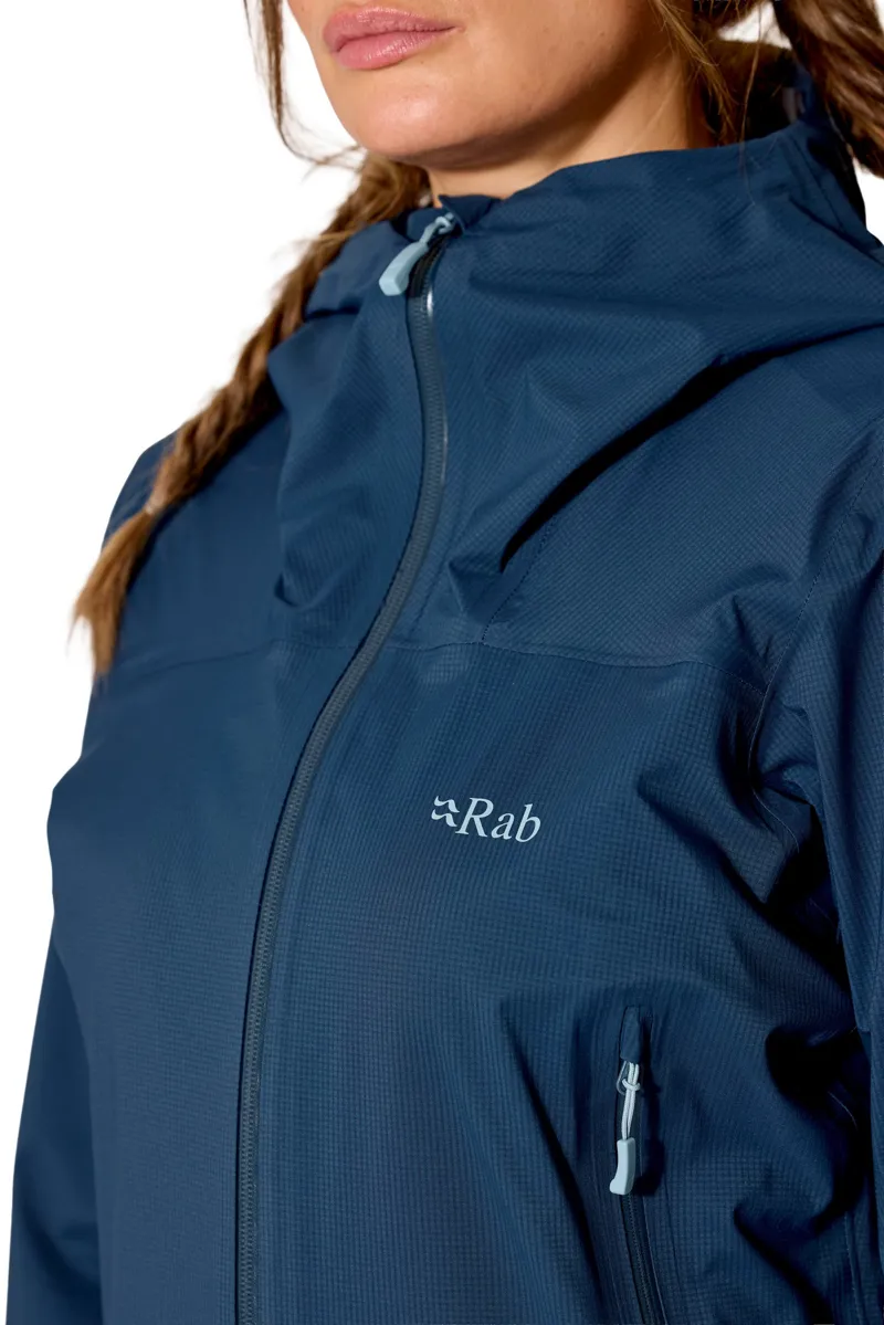Rab Womens Firewall Light Jacket - Tempest Blue-5