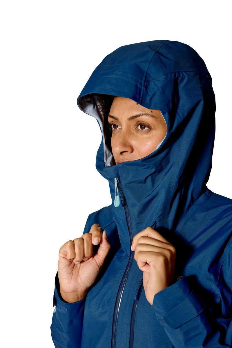 Rab Womens Firewall Mountain Jacket - Tempest Blue-2