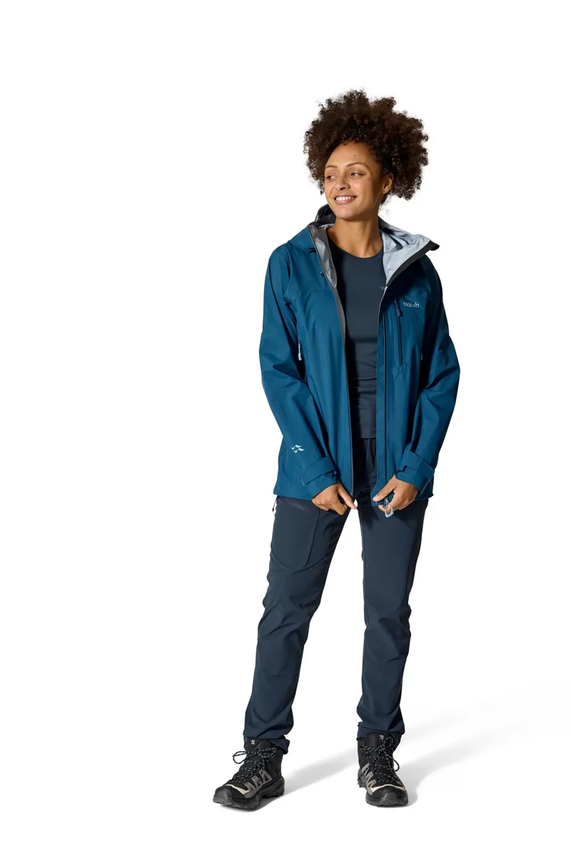 Rab Womens Firewall Mountain Jacket - Tempest Blue-5