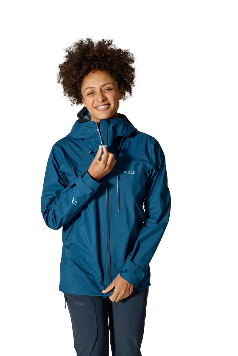 Rab Womens Firewall Mountain Jacket - Tempest Blue-6