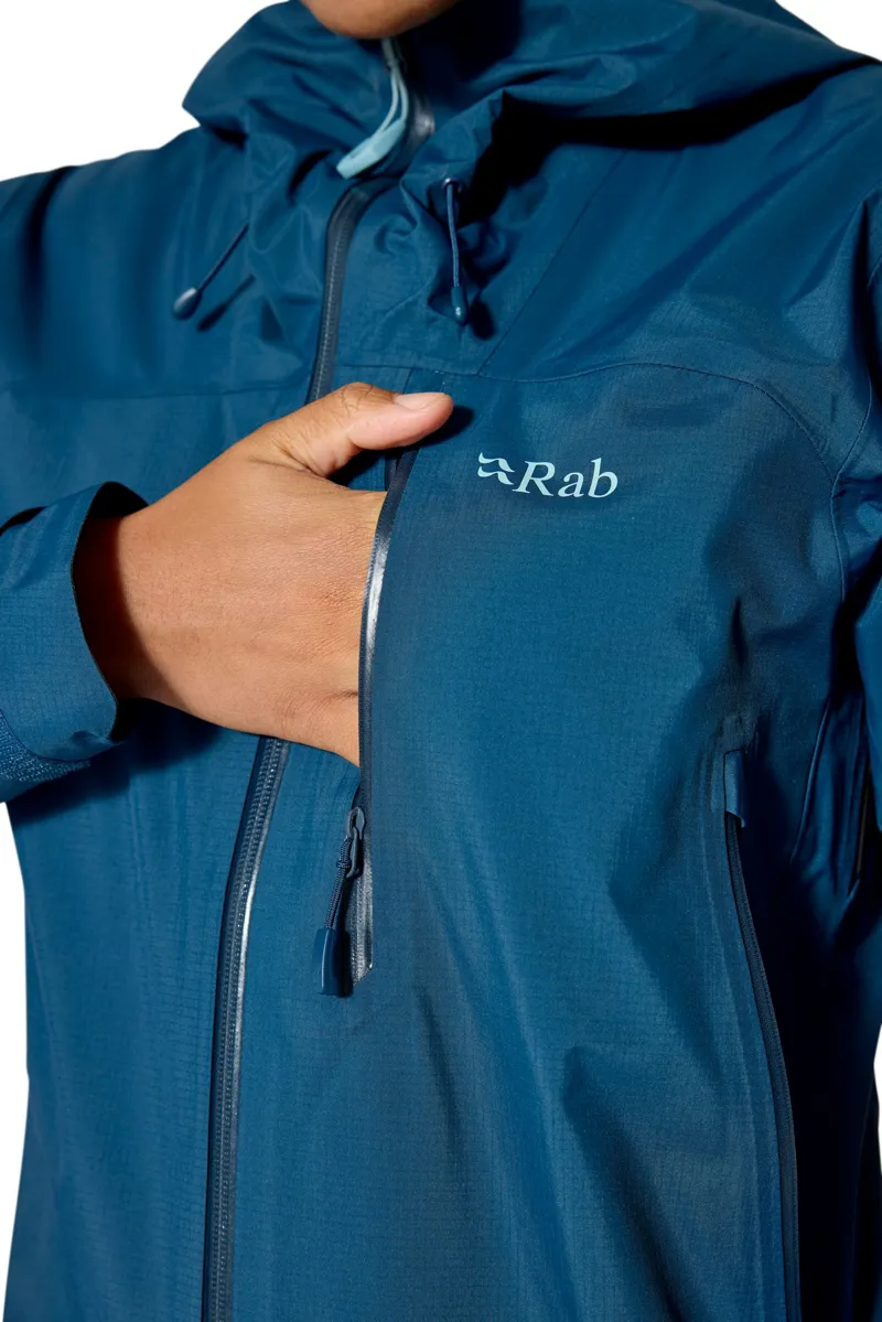 Rab Womens Firewall Mountain Jacket - Tempest Blue-8