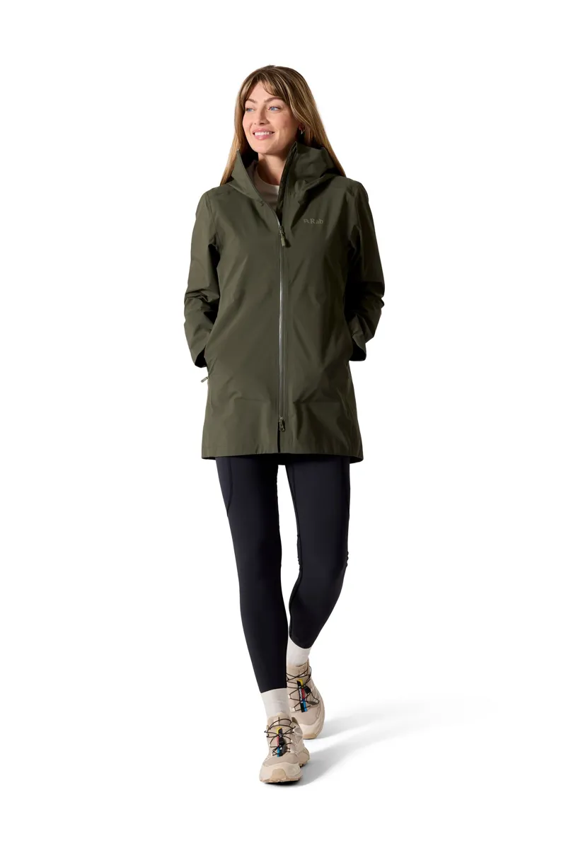 Rab Womens Firewall Parka - Army-2