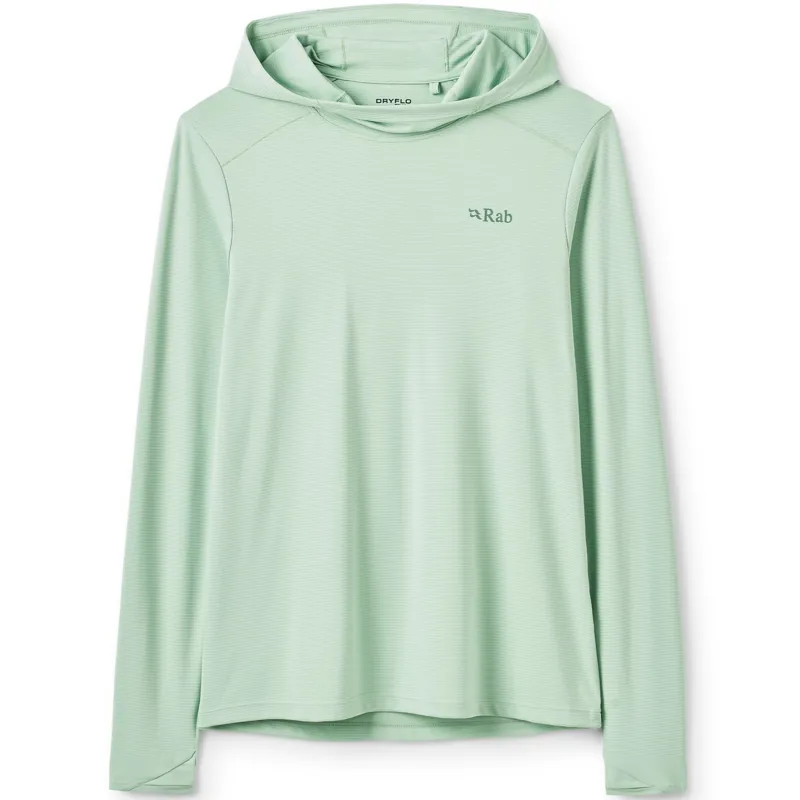 Rab Womens Force Hoody - Fig Green