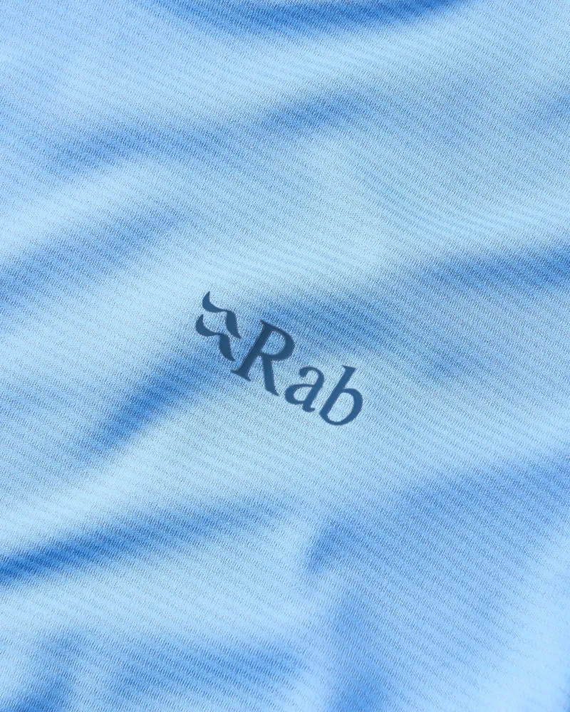 Rab Womens Force Long Sleeved Tee - Bluebird-2