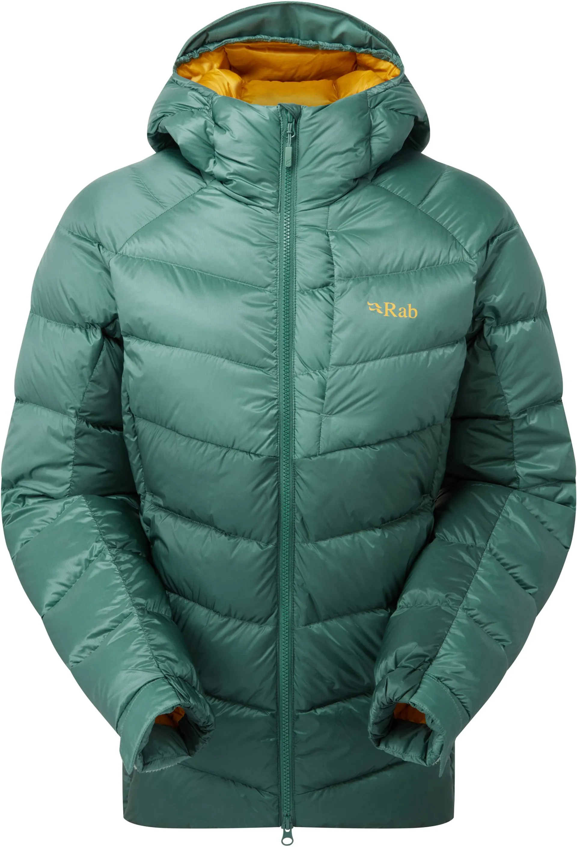Rab Womens Glaceon Pro Jacket Eucalyptus-Green Slate