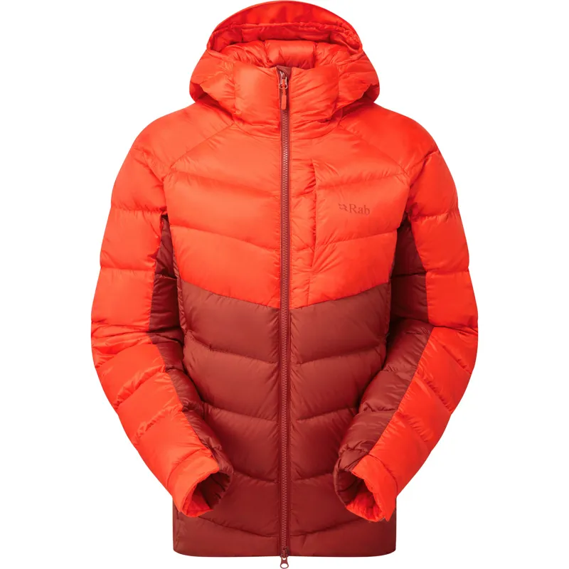 Rab Womens Glaceon Pro Jacket - Red Grapefruit-Tuscan Red