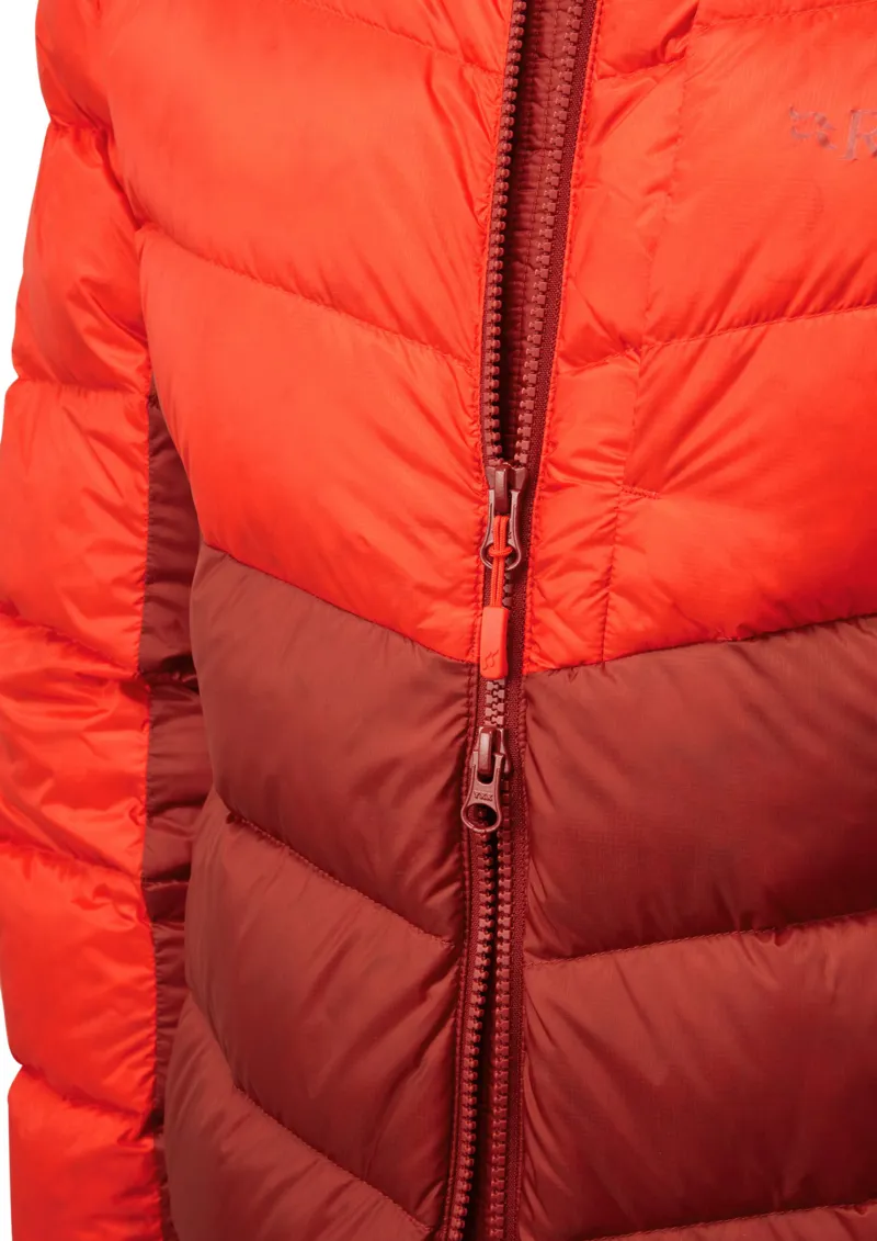 Rab Womens Glaceon Pro Jacket - Red Grapefruit-Tuscan Red-5