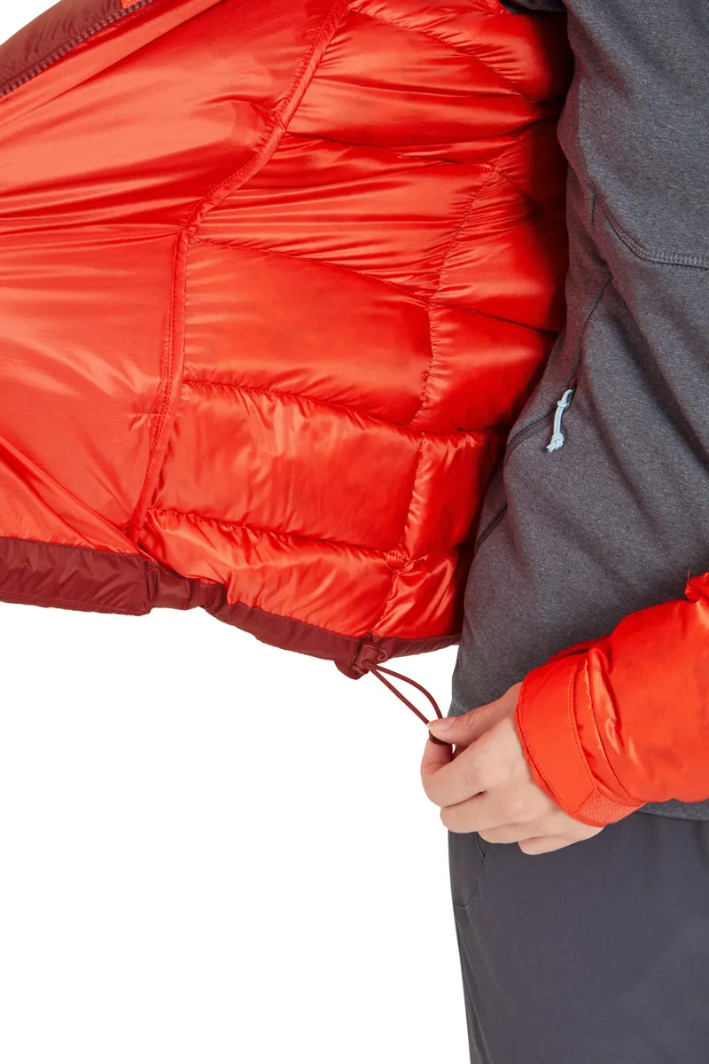 Rab Womens Glaceon Pro Jacket - Red Grapefruit-Tuscan Red-8