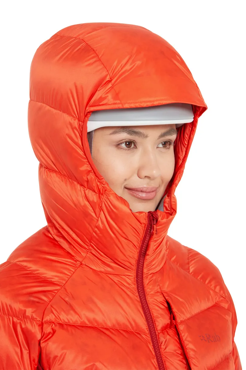 Rab Womens Glaceon Pro Jacket - Red Grapefruit-Tuscan Red-10