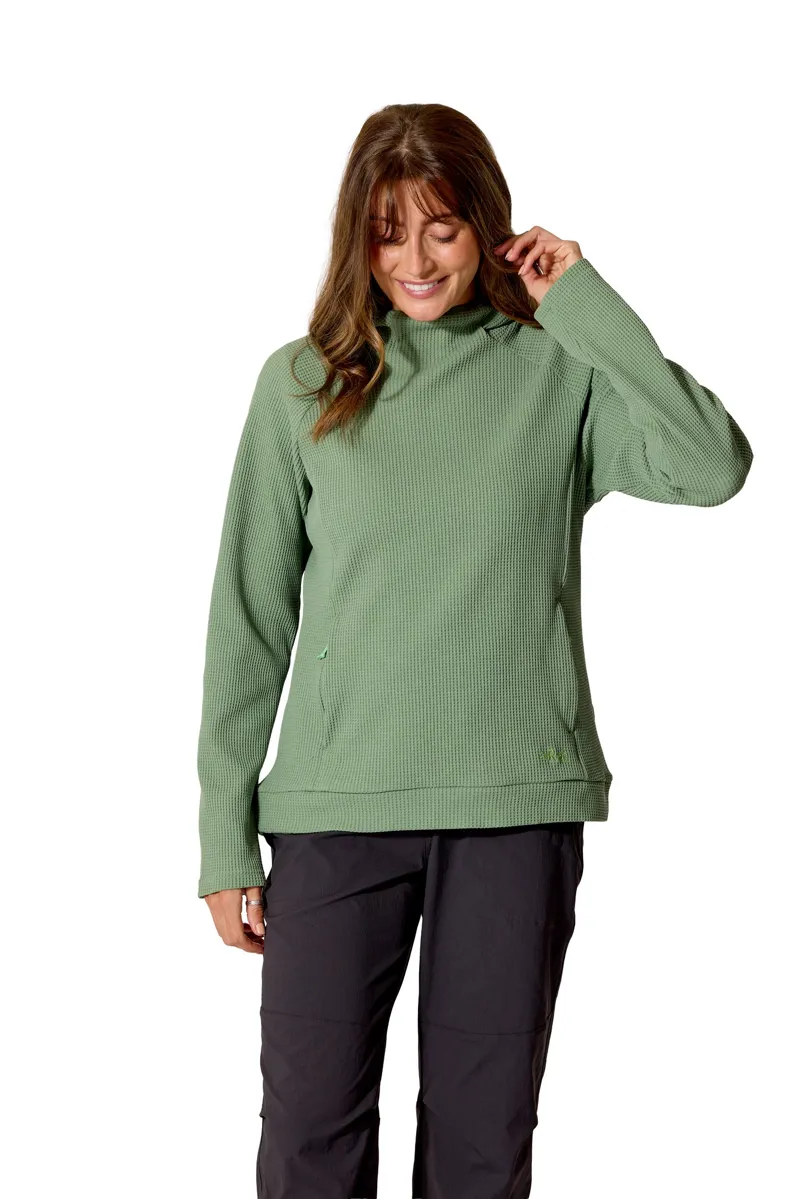Rab Womens Hepton Pullover Hoody - Dark Fig Green-3