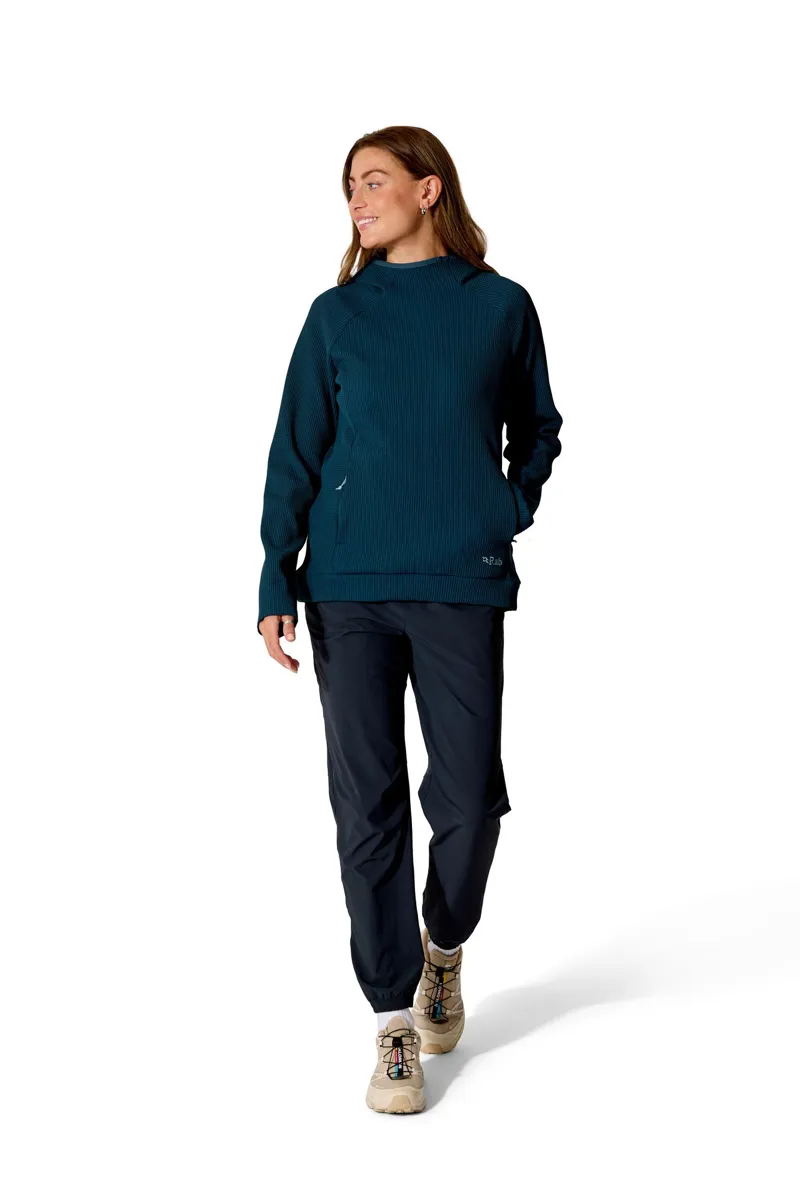 Rab Womens Hepton Pullover Hoody - Tempest Blue-5