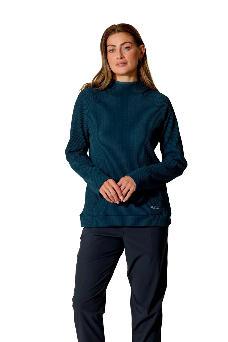 Rab Womens Hepton Pullover Hoody - Tempest Blue-6