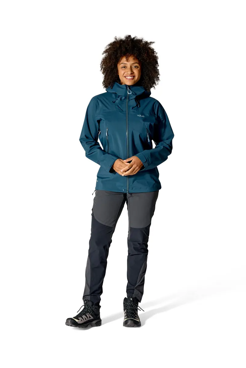 Rab Womens Kangri GTX Jacket - Tempest Blue-2