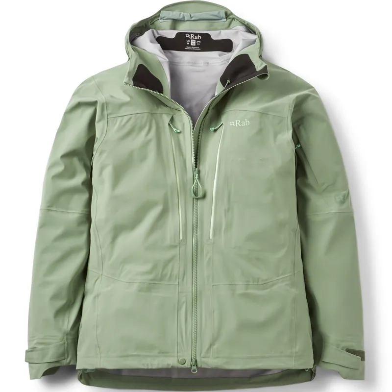 Rab Womens Kinetic Alpine Stretch Jacket - Dark Fig Green