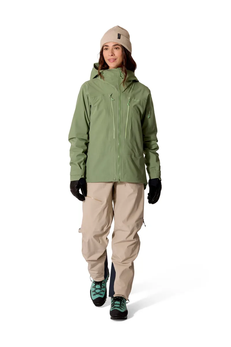 Rab Womens Kinetic Alpine Stretch Jacket - Dark Pebble-3