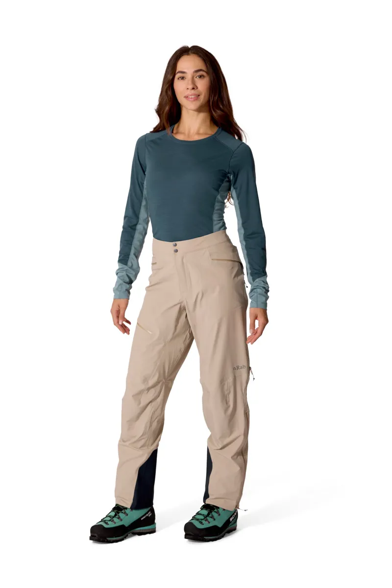 Rab Womens Kinetic Alpine Stretch Trousers - Dark Pebble-3