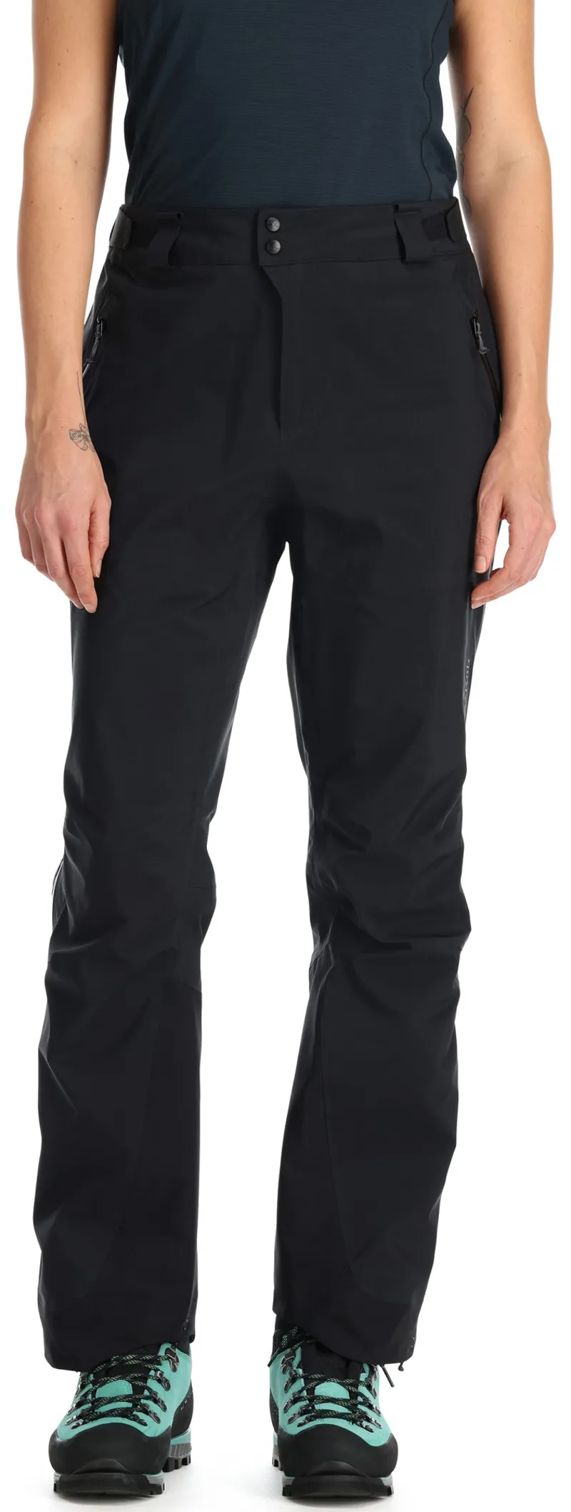Rab Womens Latok GTX Overtrousers  - Black-2