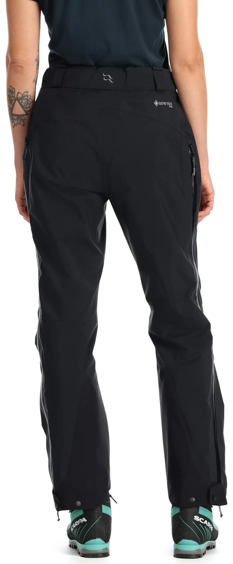 Rab Womens Latok GTX Overtrousers  - Black-3