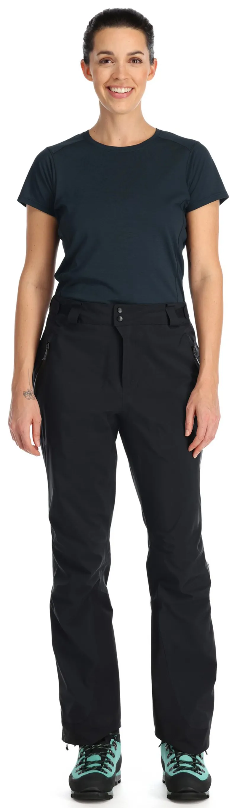 Rab Womens Latok GTX Overtrousers  - Black-4