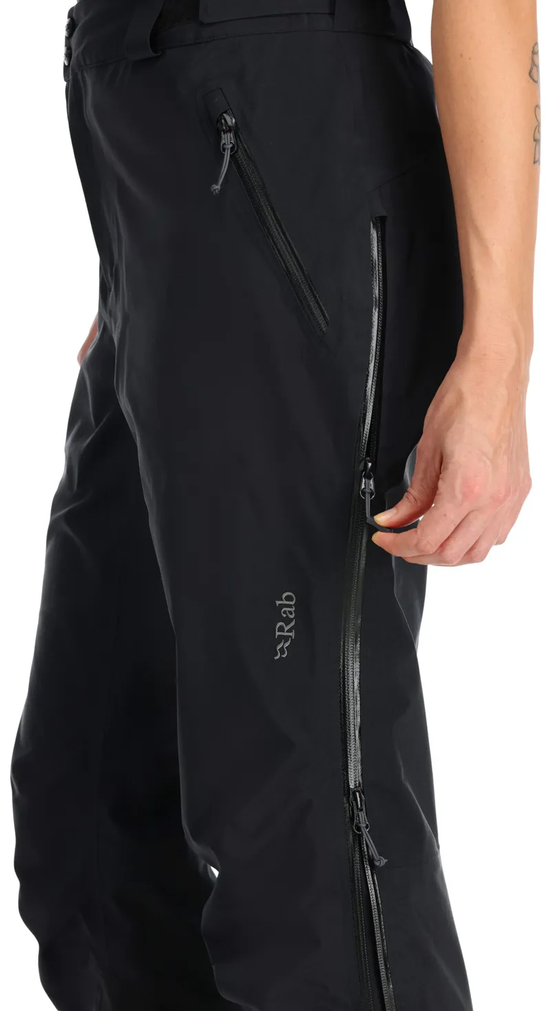 Rab Womens Latok GTX Overtrousers  - Black-7
