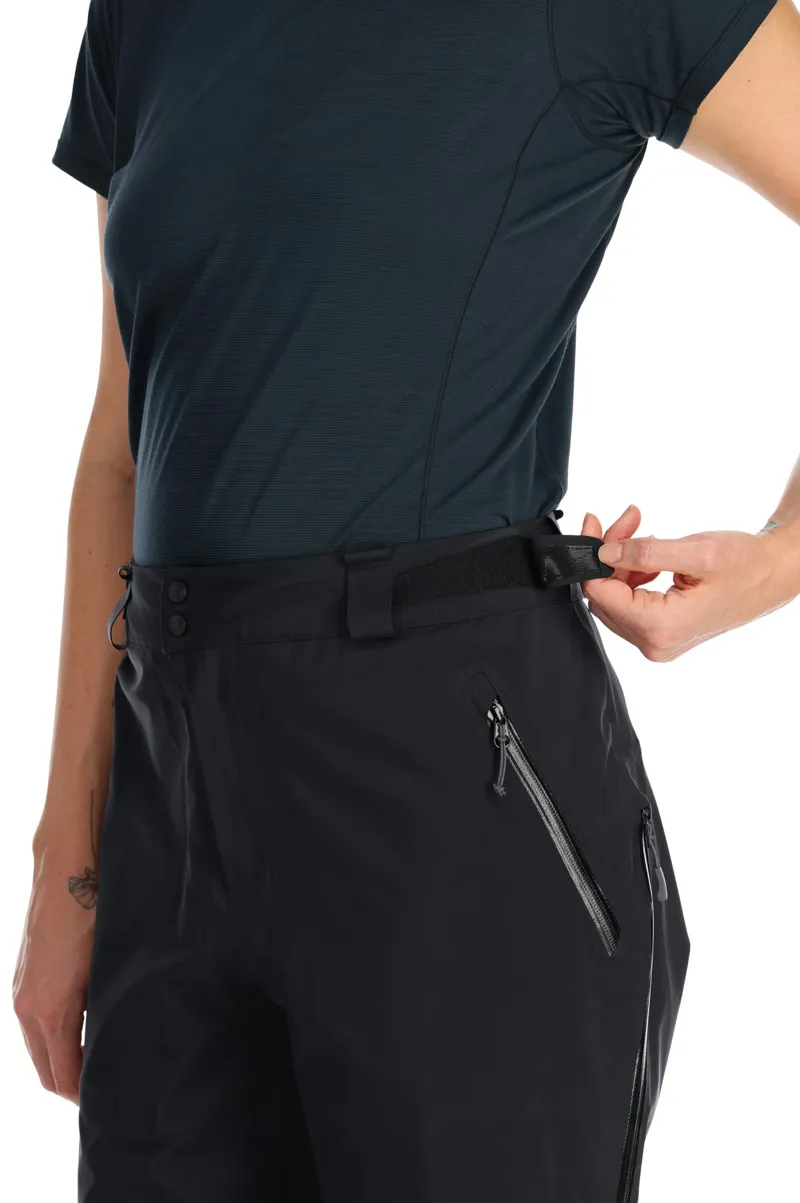 Rab Womens Latok GTX Overtrousers  - Black-9