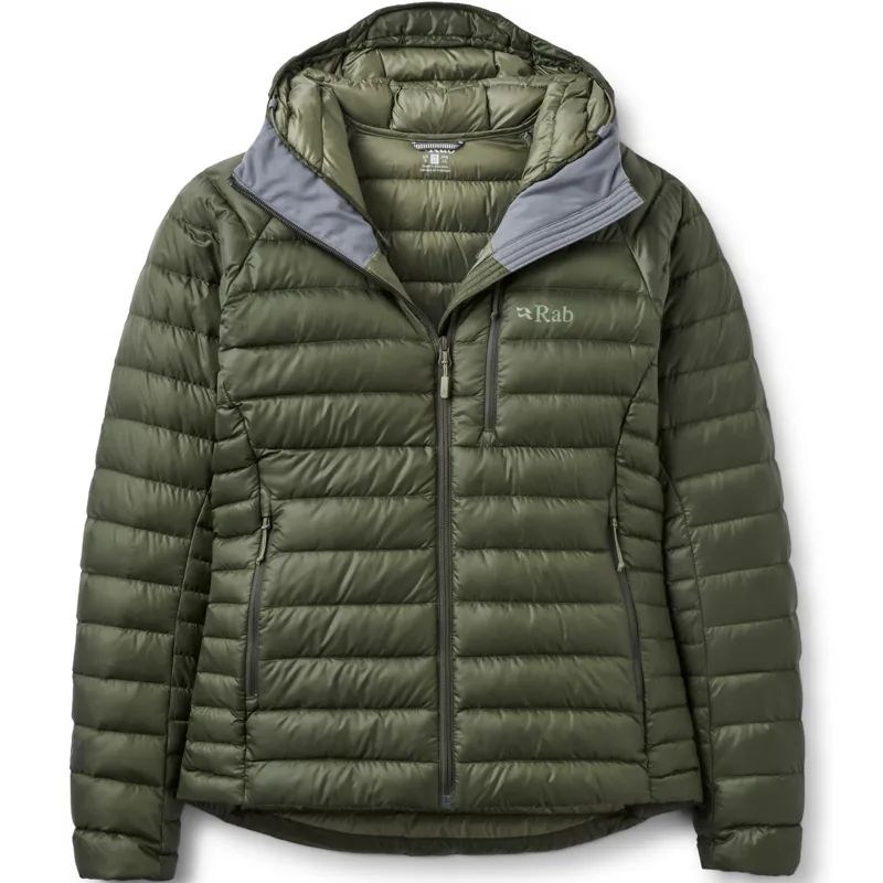 Rab Womens Microlight Alpine Hoody - Army