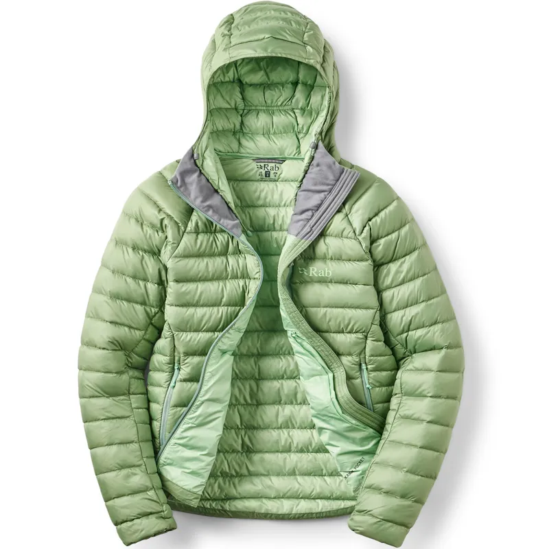 Rab Womens Microlight Alpine Hoody - Dark Fig Green-1